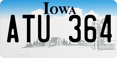 IA license plate ATU364
