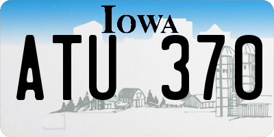 IA license plate ATU370
