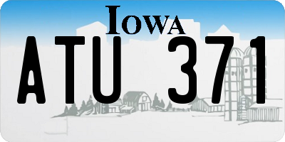 IA license plate ATU371