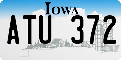 IA license plate ATU372