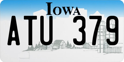 IA license plate ATU379
