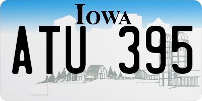 IA license plate ATU395