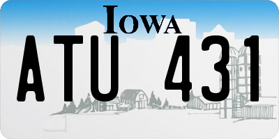 IA license plate ATU431