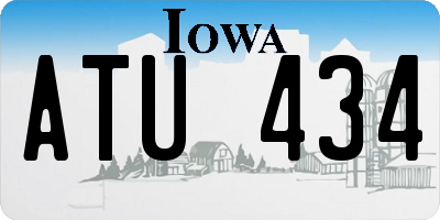 IA license plate ATU434