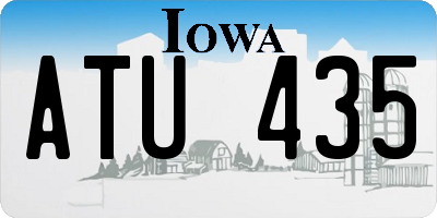 IA license plate ATU435