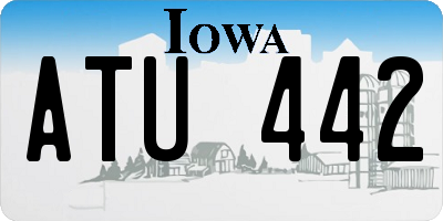 IA license plate ATU442