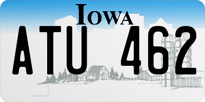 IA license plate ATU462