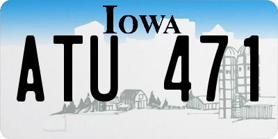 IA license plate ATU471