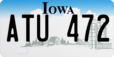 IA license plate ATU472