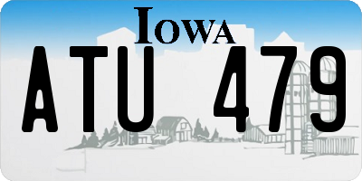 IA license plate ATU479