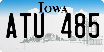 IA license plate ATU485