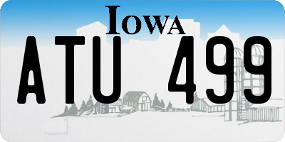 IA license plate ATU499
