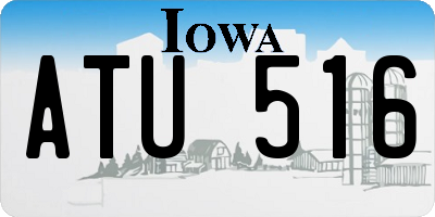 IA license plate ATU516