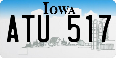 IA license plate ATU517