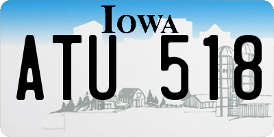 IA license plate ATU518