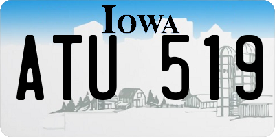 IA license plate ATU519
