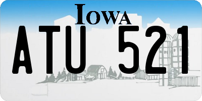IA license plate ATU521