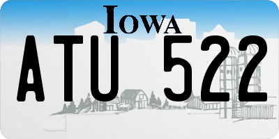IA license plate ATU522