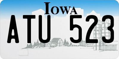 IA license plate ATU523