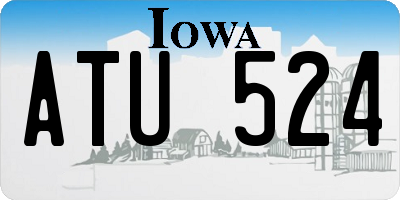 IA license plate ATU524
