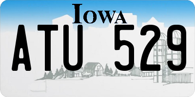 IA license plate ATU529