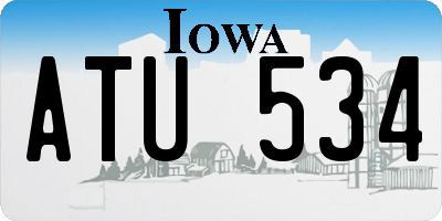 IA license plate ATU534