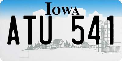 IA license plate ATU541