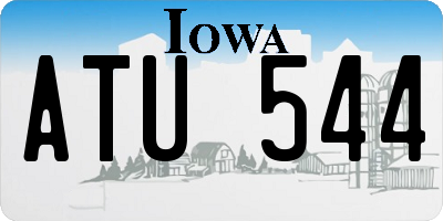 IA license plate ATU544