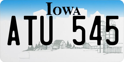 IA license plate ATU545