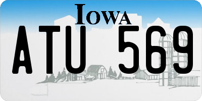 IA license plate ATU569