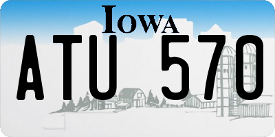IA license plate ATU570