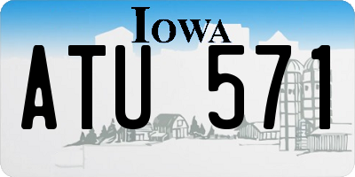 IA license plate ATU571