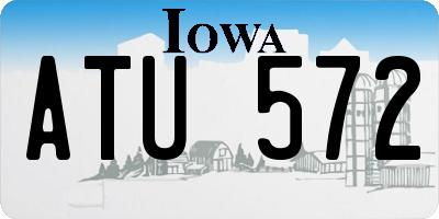IA license plate ATU572