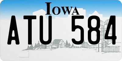 IA license plate ATU584