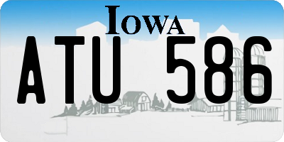 IA license plate ATU586