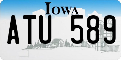 IA license plate ATU589