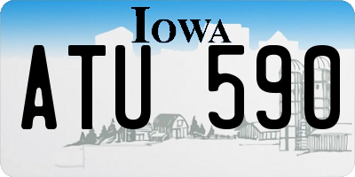 IA license plate ATU590