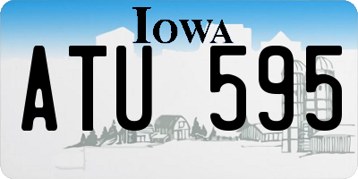 IA license plate ATU595