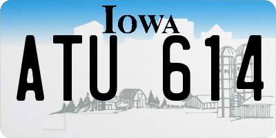IA license plate ATU614