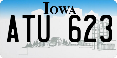 IA license plate ATU623