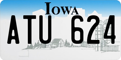 IA license plate ATU624