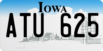 IA license plate ATU625