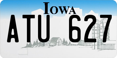 IA license plate ATU627