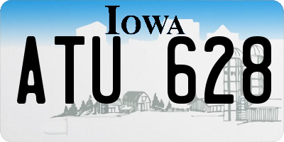 IA license plate ATU628