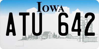 IA license plate ATU642