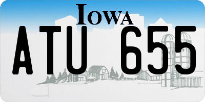IA license plate ATU655