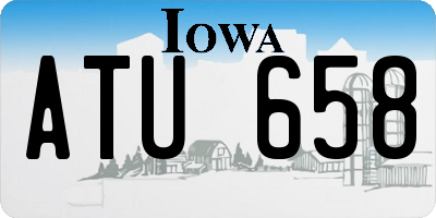 IA license plate ATU658