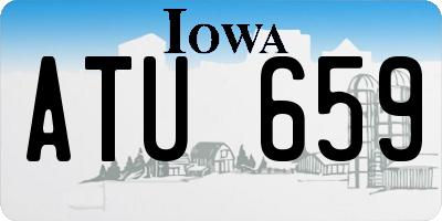 IA license plate ATU659
