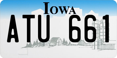 IA license plate ATU661