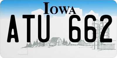 IA license plate ATU662